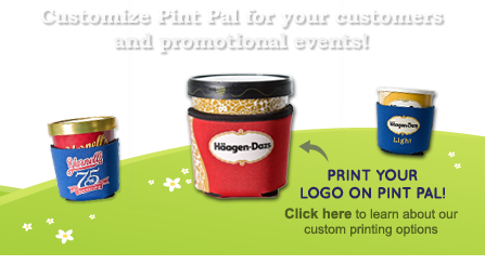 CUSTOM PRINTED ICE CREAM PINTS