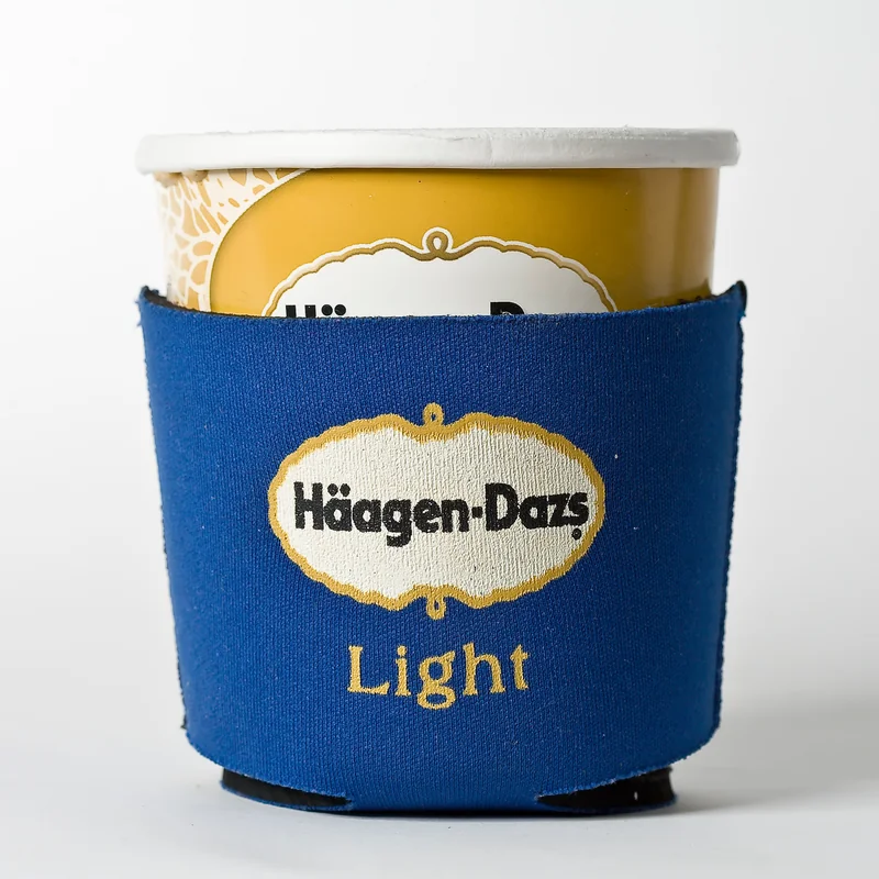 Promotional Pint Pal Ice Cream Koozie for Häagen-Dazs Light